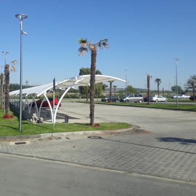 açık otopark gölgelendirme
